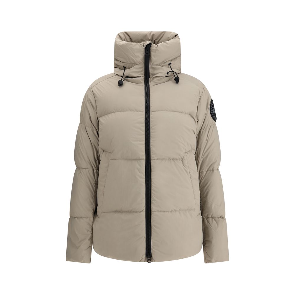 Canada Goose Black Nylon Crofton Puffer matte