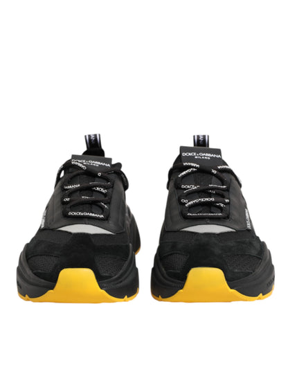 Dolce & Gabbana Black Daymaster Low Top Men Sneakers Shoes