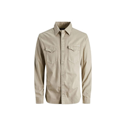 Jack Jones Beige Jeans Shirt