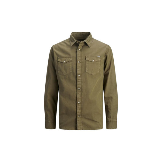 Jack Jones Green Jeans Shirt