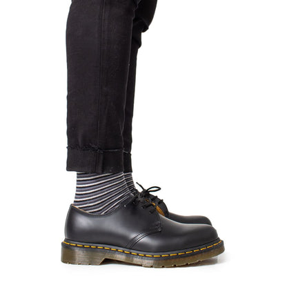 Dr. Martens Black Leather Oxfords And Derby