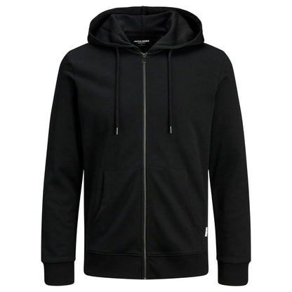 Jack Jones Black Cotton Hoody