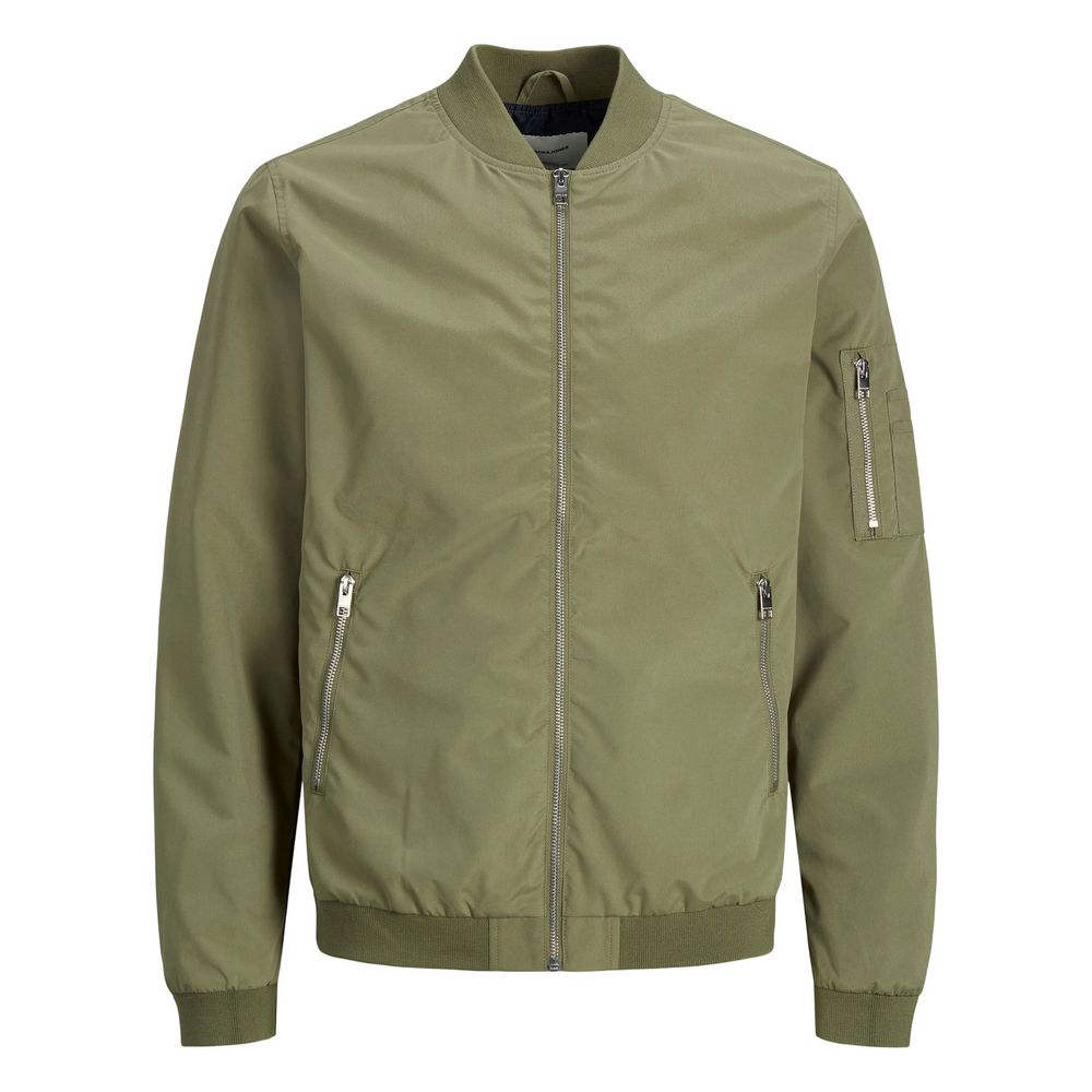Jack Jones Green Polyester Jackets & Coat