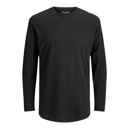 Jack Jones Black Cotton Long Sleeve
