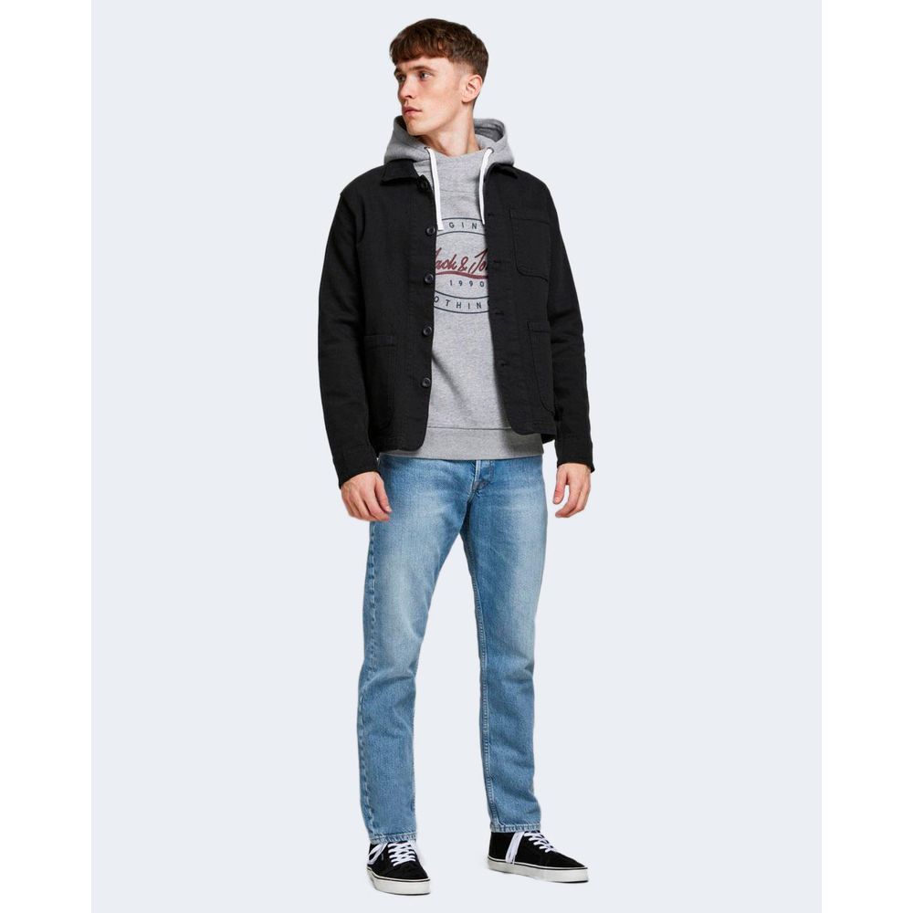 Jack Jones Blue Cotton Relaxed Fit Jean