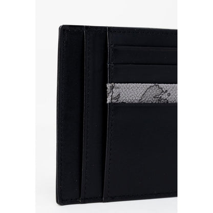 Alviero Martini Prima Classe Gray Leather Cardholder