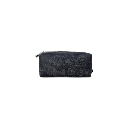 Alviero Martini Prima Classe Black Cotton Clutch Bag