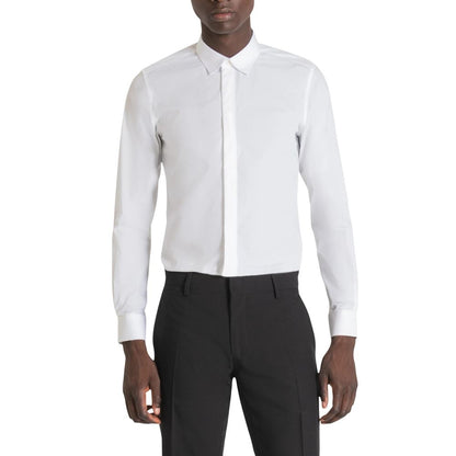 Antony Morato White Cotton Shirt