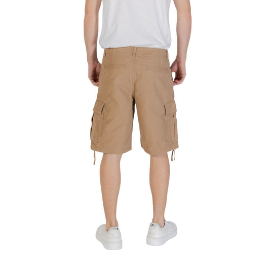 Jack Jones Beige Cotton Bermuda