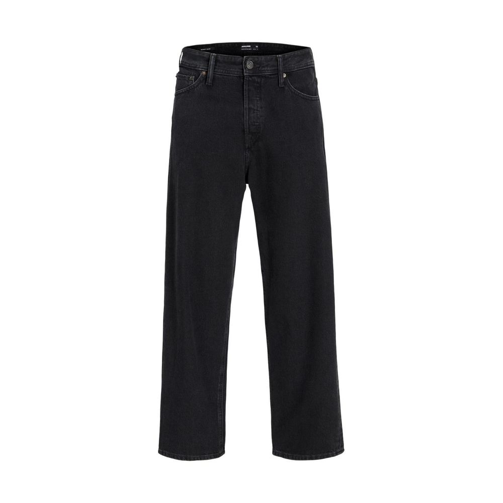 Jack Jones Black Cotton Relaxed Fit Jean