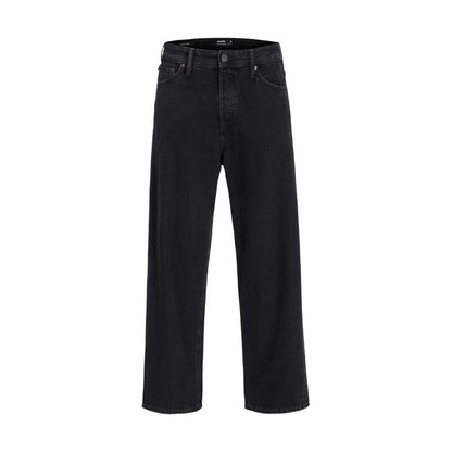 Jack Jones Black Cotton Relaxed Fit Jean
