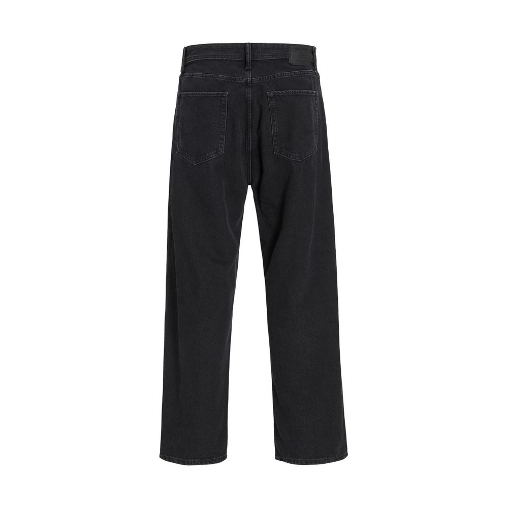 Jack Jones Black Cotton Relaxed Fit Jean