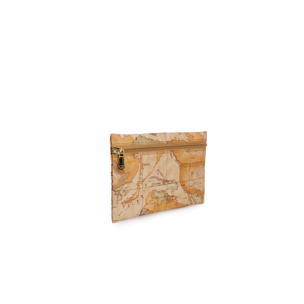 Alviero Martini Prima Classe Beige Polyester Clutch Bag