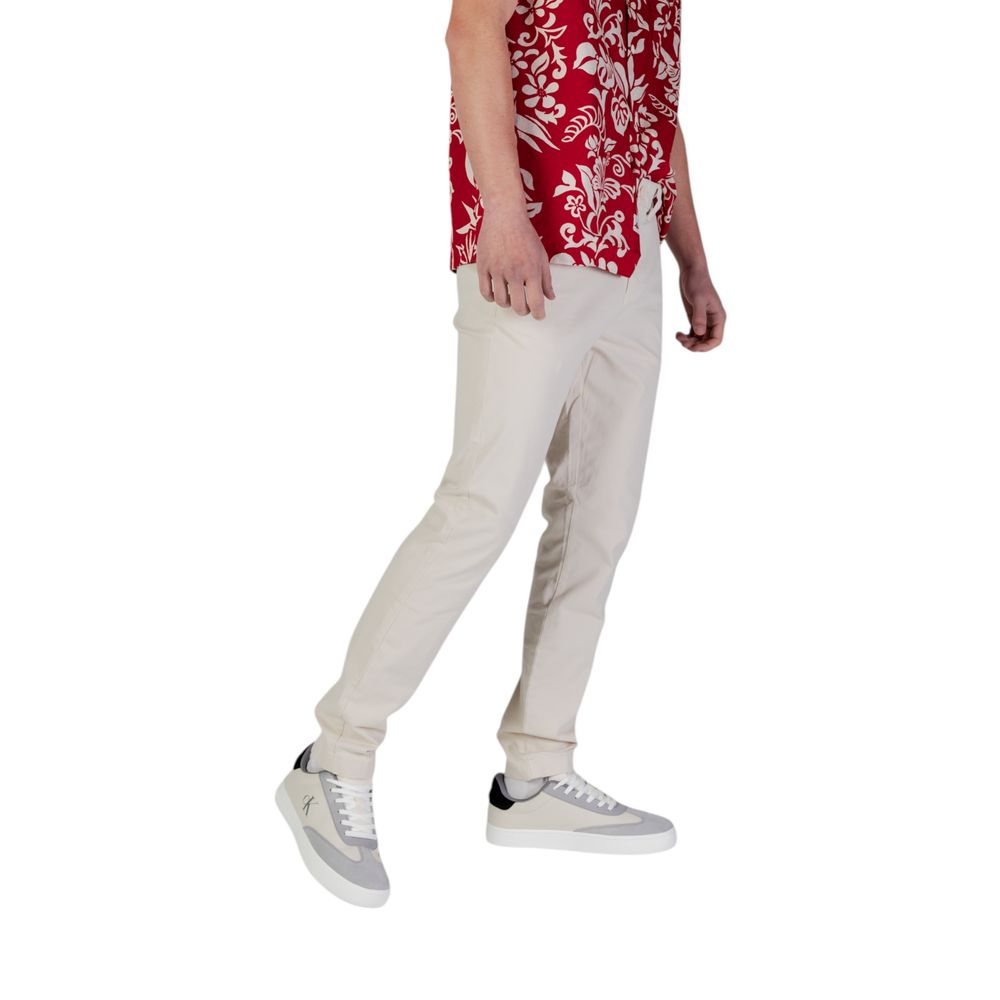 Tommy Hilfiger Jeans Beige Cotton Skinny Pant