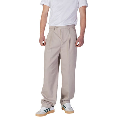 Calvin Klein Jeans Beige Recycled Polyester Pant