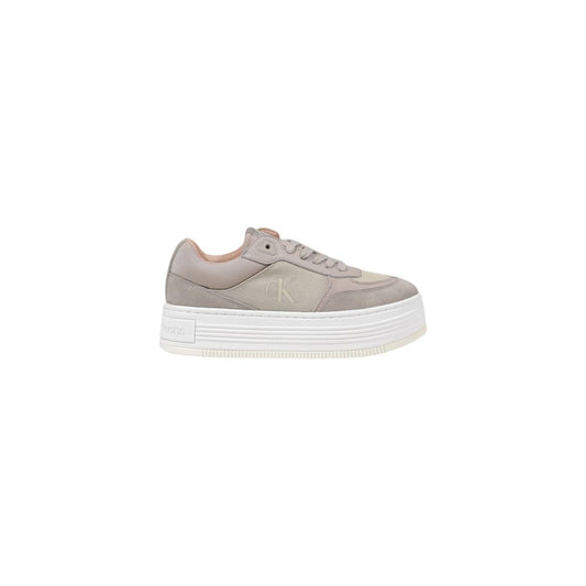 Calvin Klein Jeans Beige Recycled Cotton Sneaker