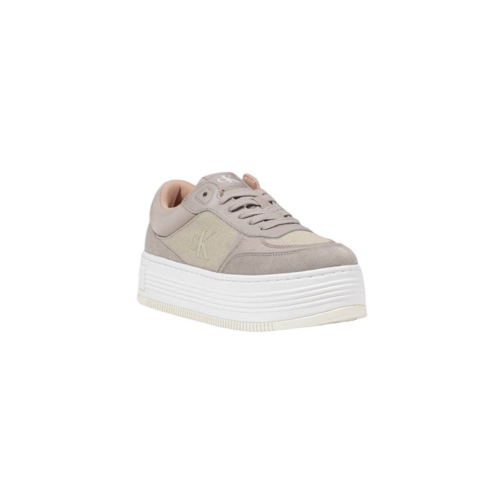 Calvin Klein Jeans Beige Recycled Cotton Sneaker