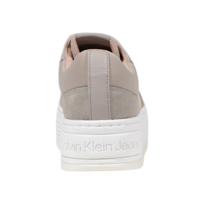 Calvin Klein Jeans Beige Recycled Cotton Sneaker