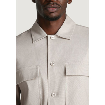 Calvin Klein Beige Lyocell Shirt