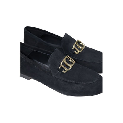 Guess Black Leather Platform