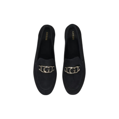 Guess Black Leather Platform