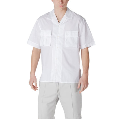 Antony Morato White Lyocell Shortsleeve
