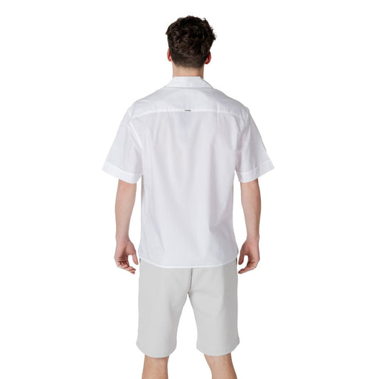 Antony Morato White Lyocell Shortsleeve