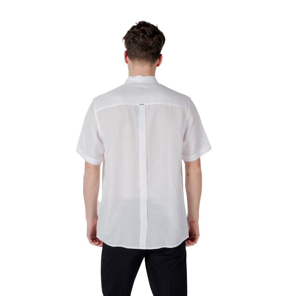 Antony Morato White Lyocell Shortsleeve