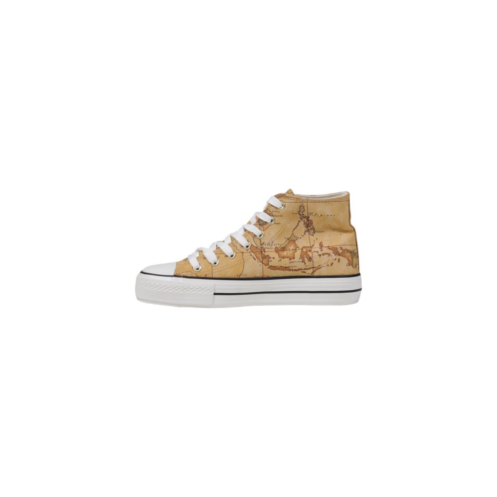 Alviero Martini Prima Classe Beige Fabric Sneaker