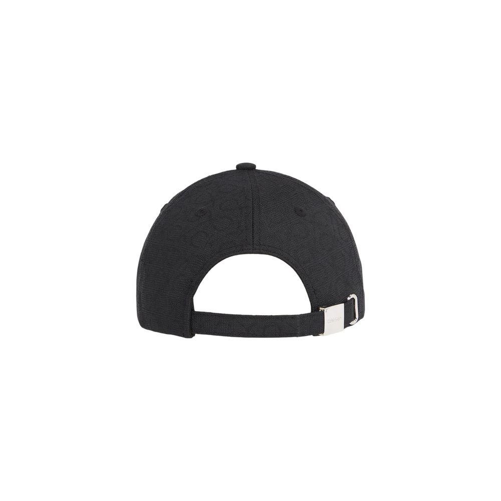 Calvin Klein Black Recycled Polyester Caps Baseball Hat