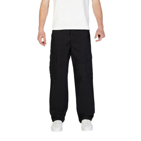 Jack Jones Black Cotton Pant