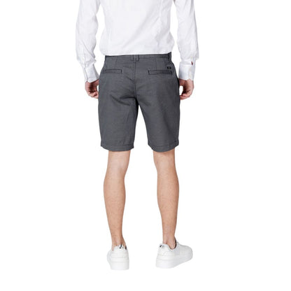 Armani Exchange Blue Cotton Short