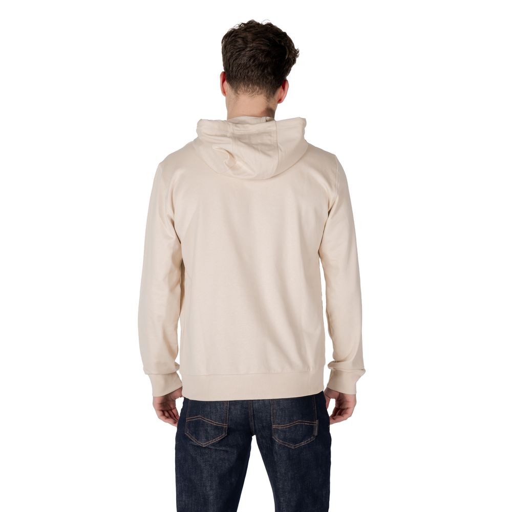 EA7 Emporio Armani Beige Cotton Hoody