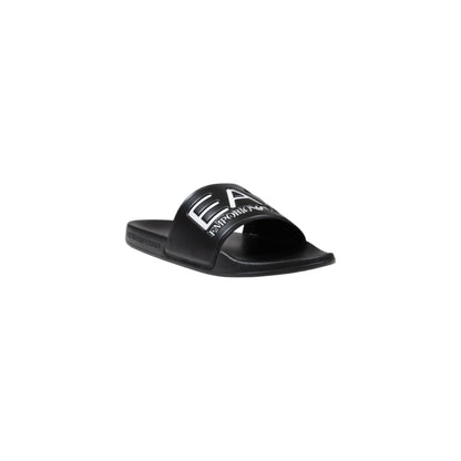 EA7 Emporio Armani Black And White Pvc Slipper