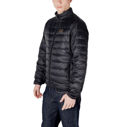 EA7 Emporio Armani Black Polyamide Jackets & Coat
