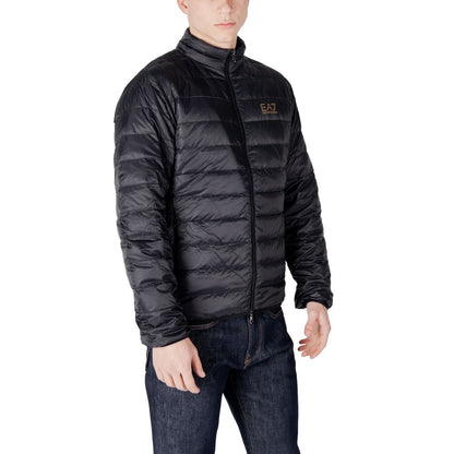EA7 Emporio Armani Black Polyamide Jackets & Coat