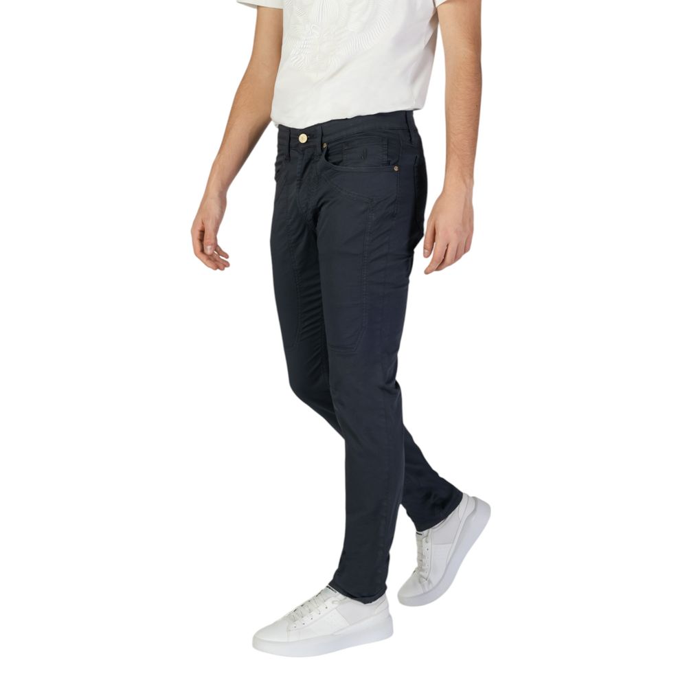 Jeckerson Blue Cotton Skinny Pant