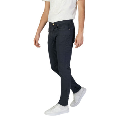 Jeckerson Blue Cotton Skinny Pant