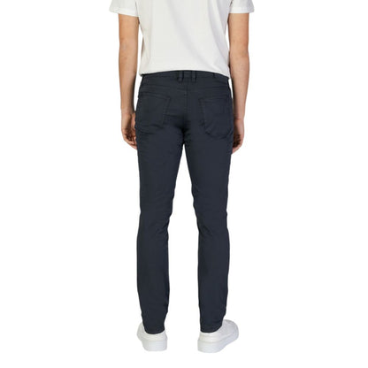 Jeckerson Blue Cotton Skinny Pant