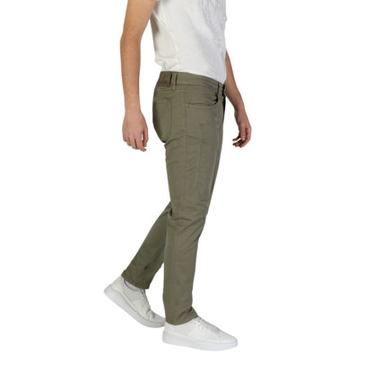 Jeckerson Green Cotton Skinny Pant