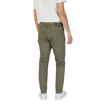 Jeckerson Green Cotton Skinny Pant