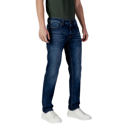 Jack Jones Blue Organic Cotton Relaxed Fit Jean