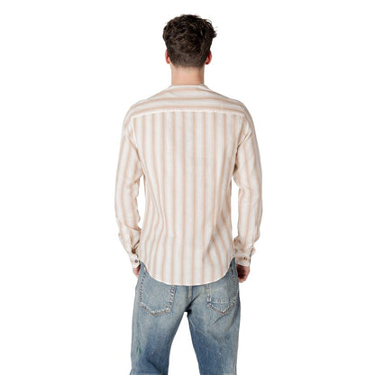 Gianni Lupo Beige Cotton Shirt
