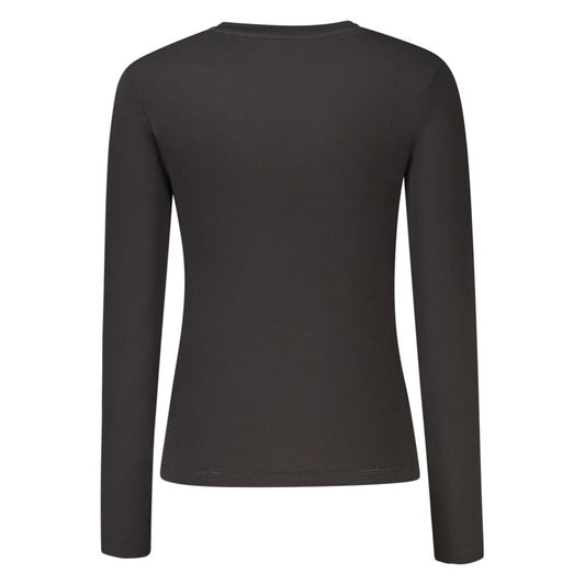 Guess Jeans Black Cotton Women T-Shirt