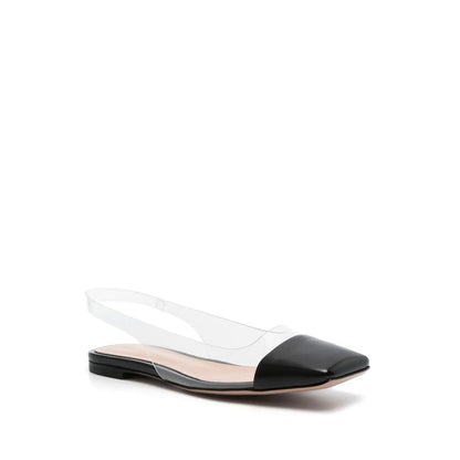 Gianvito Rossi Plexi Slingback Flats