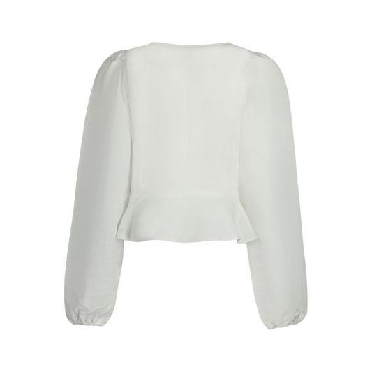 Guess Jeans White Linen Shirt