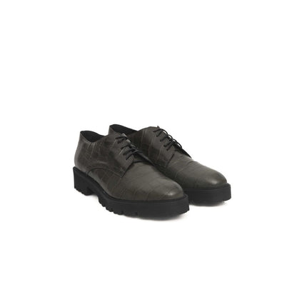 Cerruti 1881 Green Leather Women Loafer