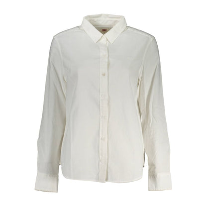 Levi's White Cotton Shirt