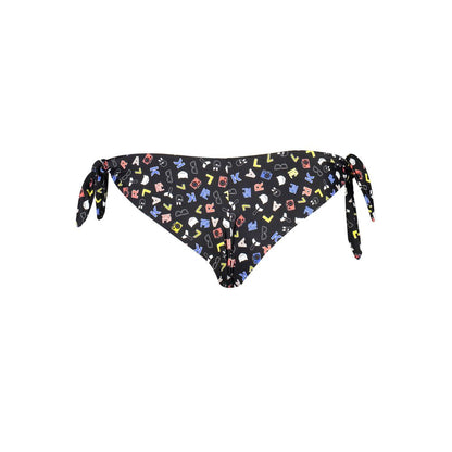 Karl Lagerfeld Black Elastane Swimwear