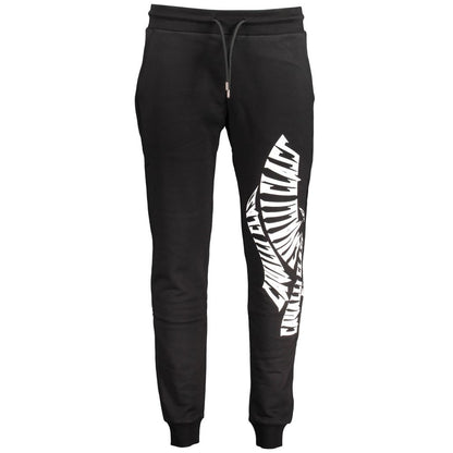 Cavalli Class Black Cotton Pant